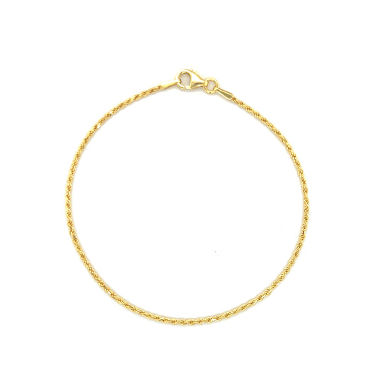 Kordelarmband 585/-Gold