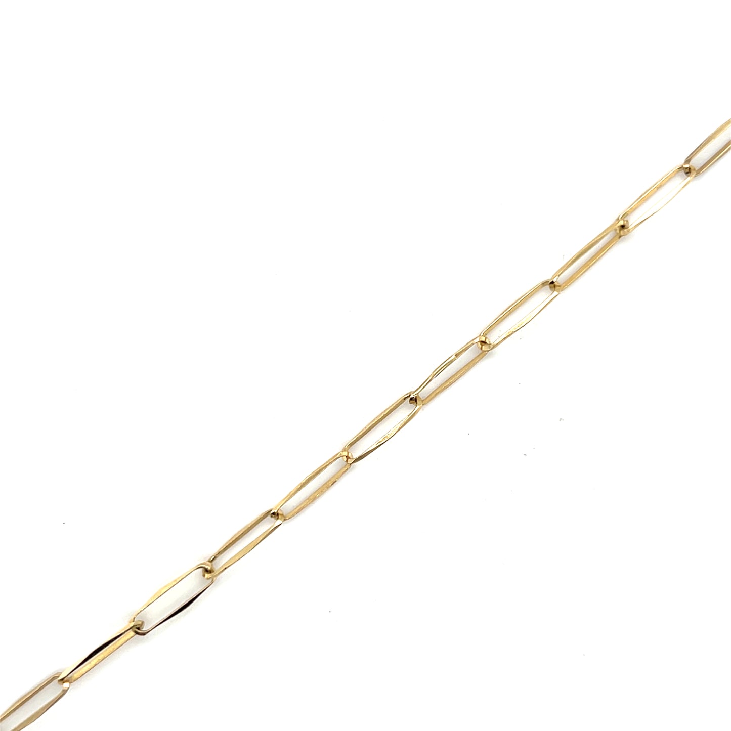 Armband 585/-Gold Büroklammermuster