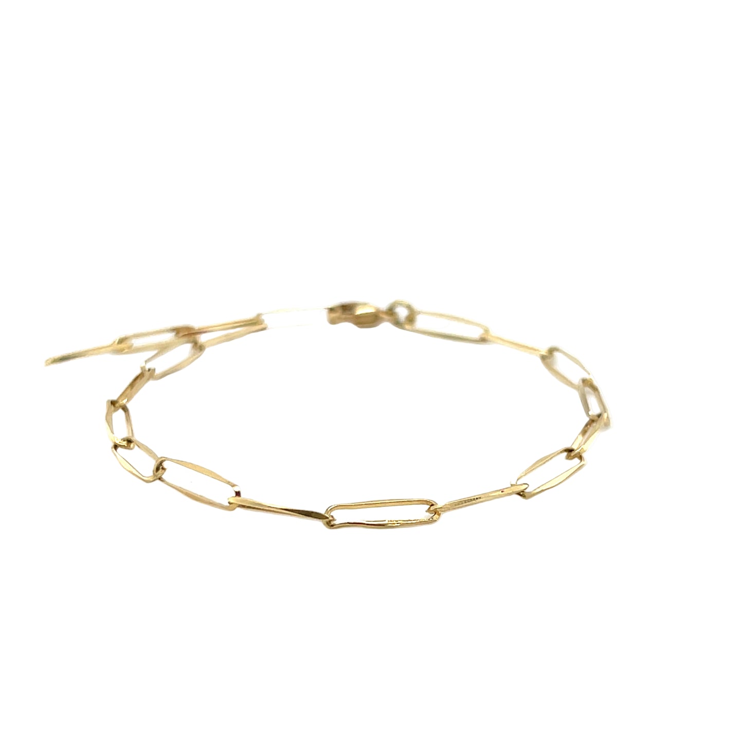 Armband 585/-Gold Büroklammermuster