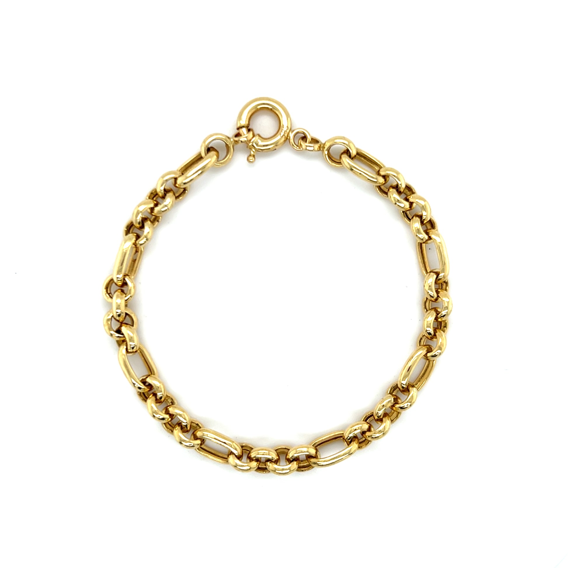 Unisex Armband 585 Gold – elegantes Goldarmband für Damen und Herren – Juwelier Zero Meile Hamburg
