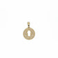 Anhänger 585 Gelbgold Fatima Hand rund – filigran (15 mm)