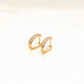 585 Gold Huggie Creolen 11 mm mit Zirkonia – Damen & Unisex Ohrringe