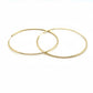 585 Gold Creolen 40 mm – Große Damen & Unisex Ohrringe