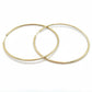 585 Gold Creolen 40 mm – Große Damen & Unisex Ohrringe