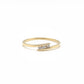 Offener Ring 585 Gelbgold mit Zirkonia – Moderner Damenring