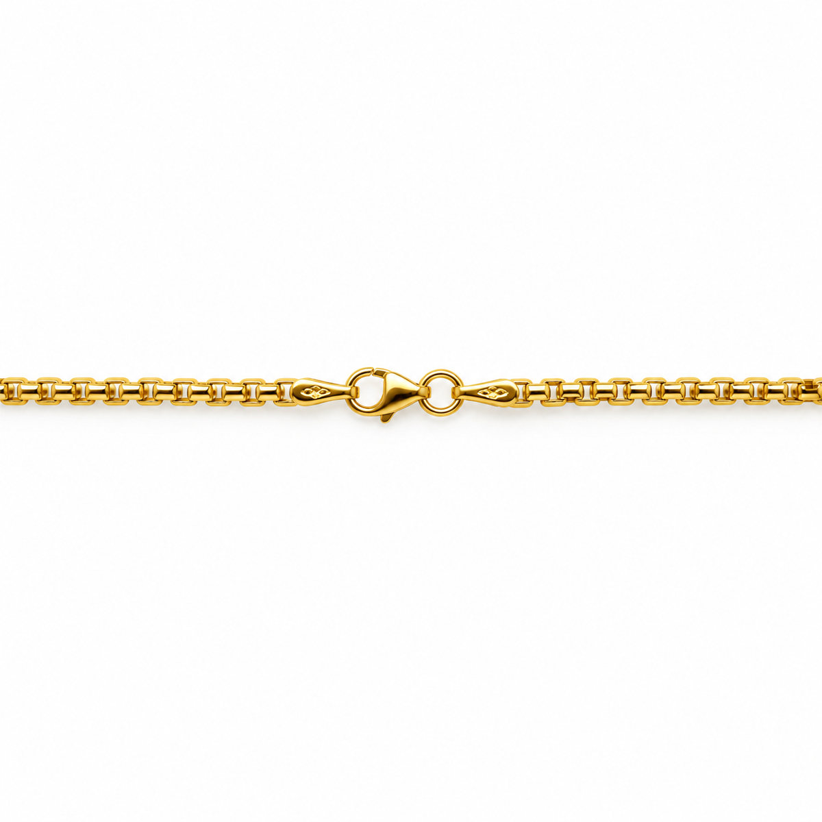 Karabinerverschluss der 585/- Gelbgold Veneziakette