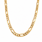 Massive Figarokette aus 585 Gelbgold 45 cm 5,5 mm