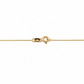 Verschluss der 42 cm Ankerkette aus 585 Gelbgold