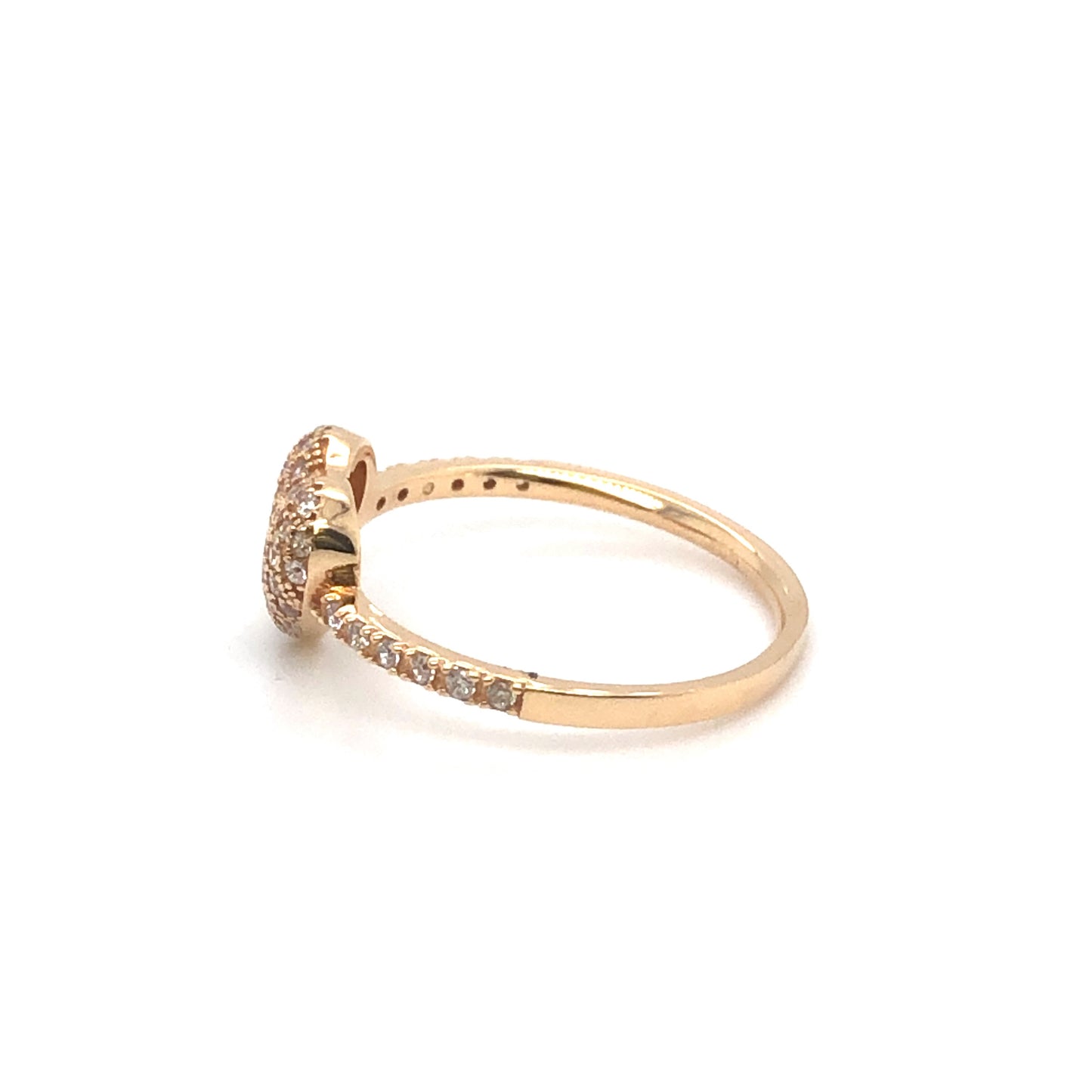 Ring 585/-Rotgold Herz Zirkonia