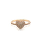 Ring 585/-Rotgold Herz Zirkonia