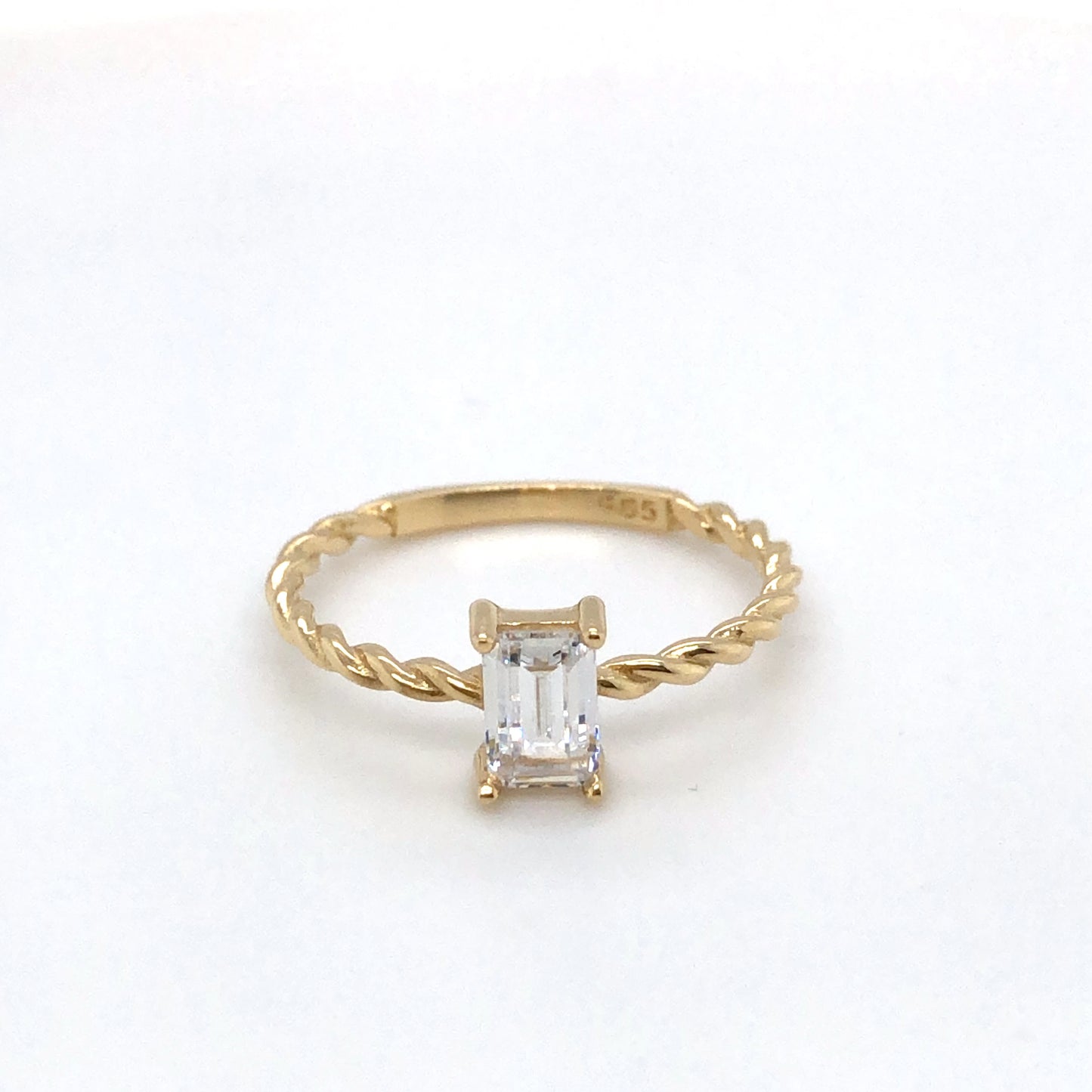 Ring 585/-Gold Zirkonia