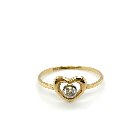 Ring 585/-Gold Herzmuster