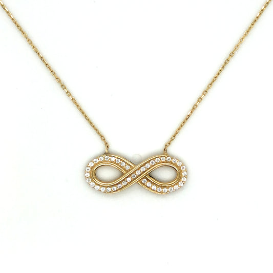 Kette 585/-Gold Infinity