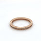 Ring 585/-Rotgold Memoriering Zirkonia
