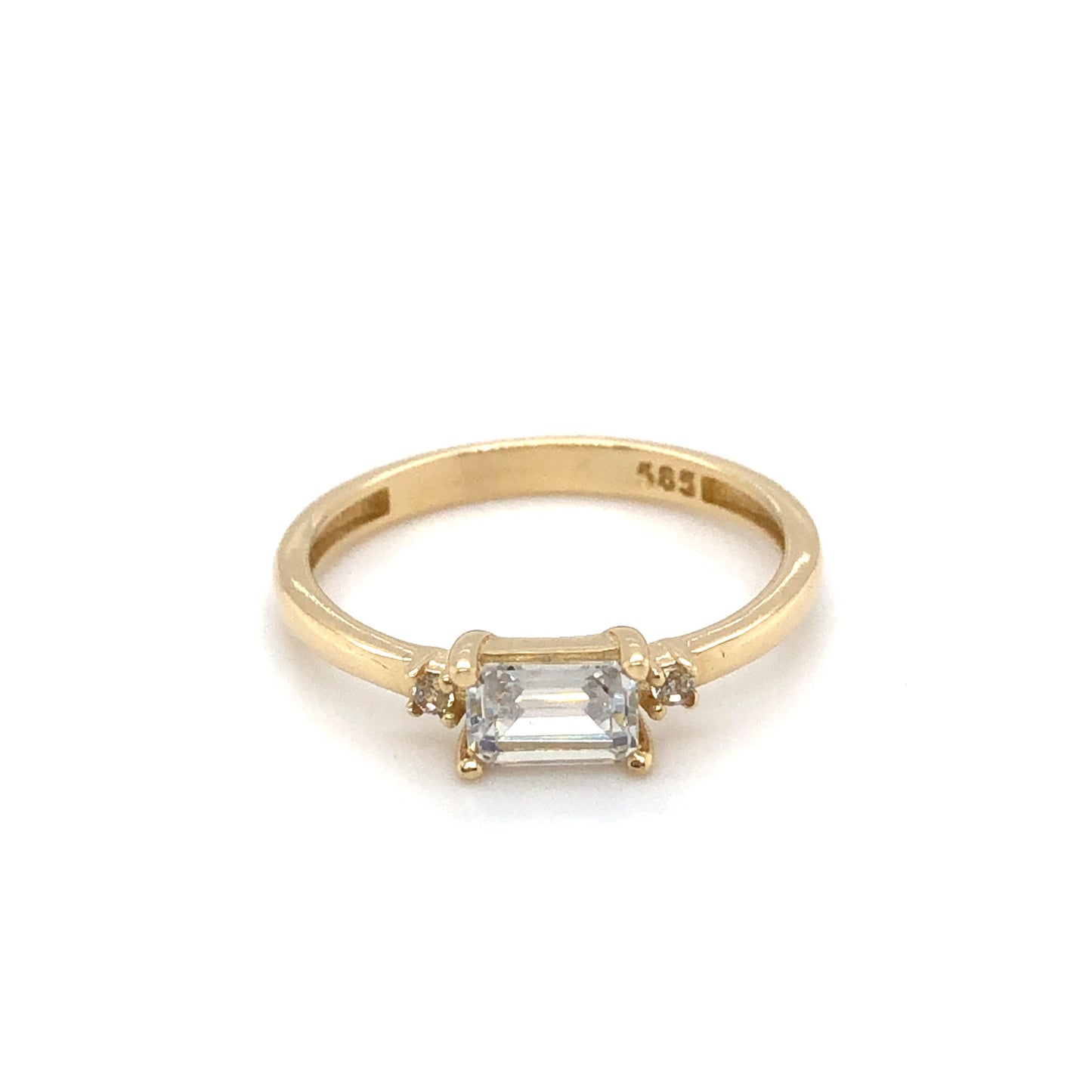 Ring 585/-Gold Zirkonia