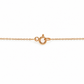 42 cm Kette aus 585 Roségold mit Federringverschluss – Detailansicht