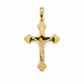 Kruzifix Kreuz Anhänger aus 585 Gold mit Jesus – Frontansicht