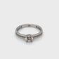 585/-Weißgold Ring Zirkonia