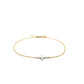 Armband 585/-Gold Kreuz