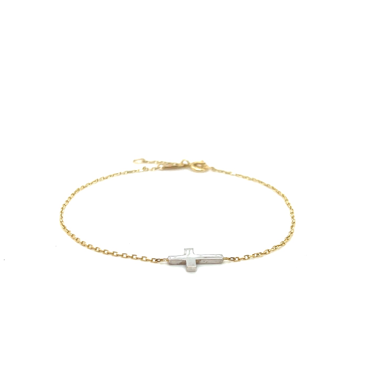 Armband 585/-Gold Kreuz