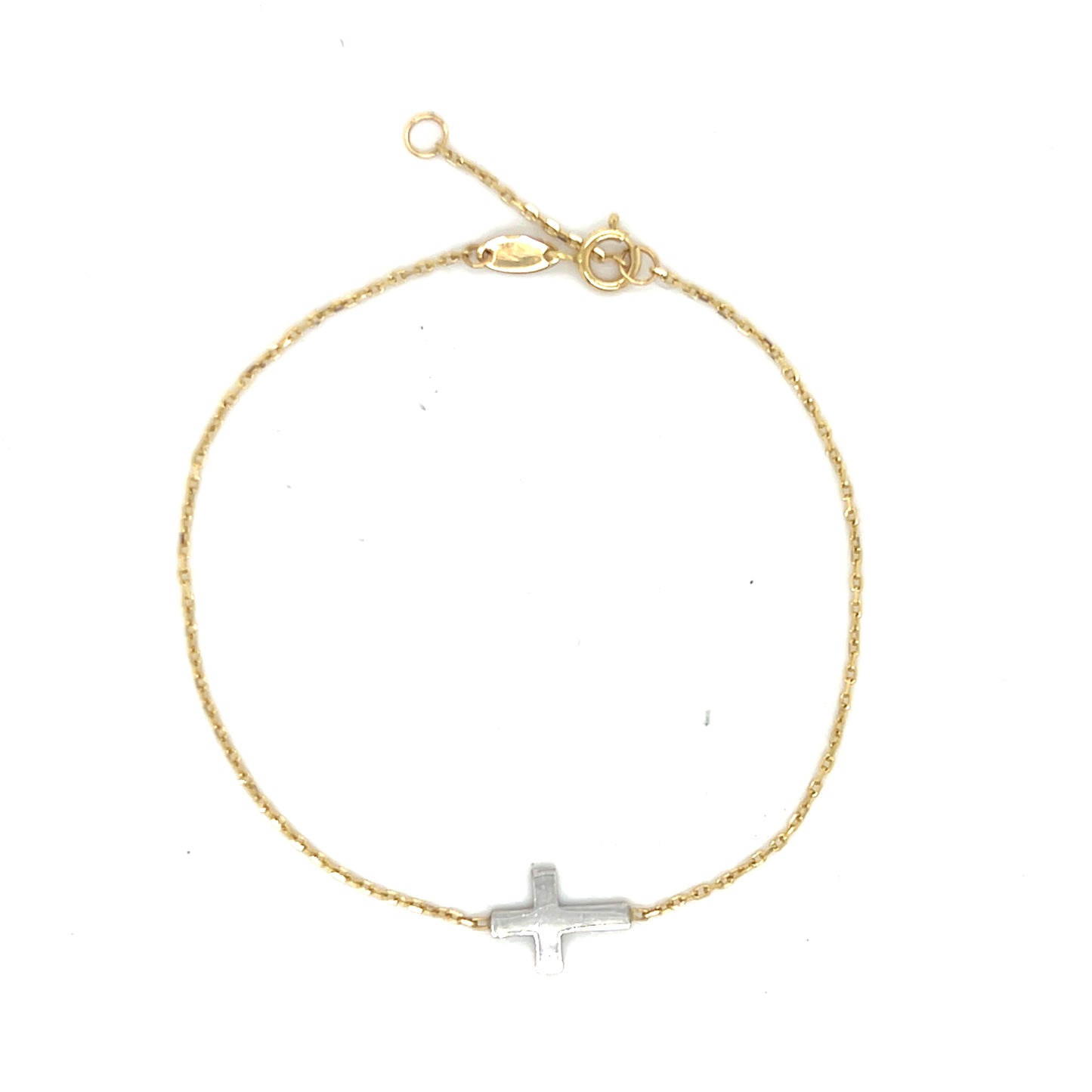 Armband 585/-Gold Kreuz