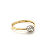 585-/Gold Solitärring