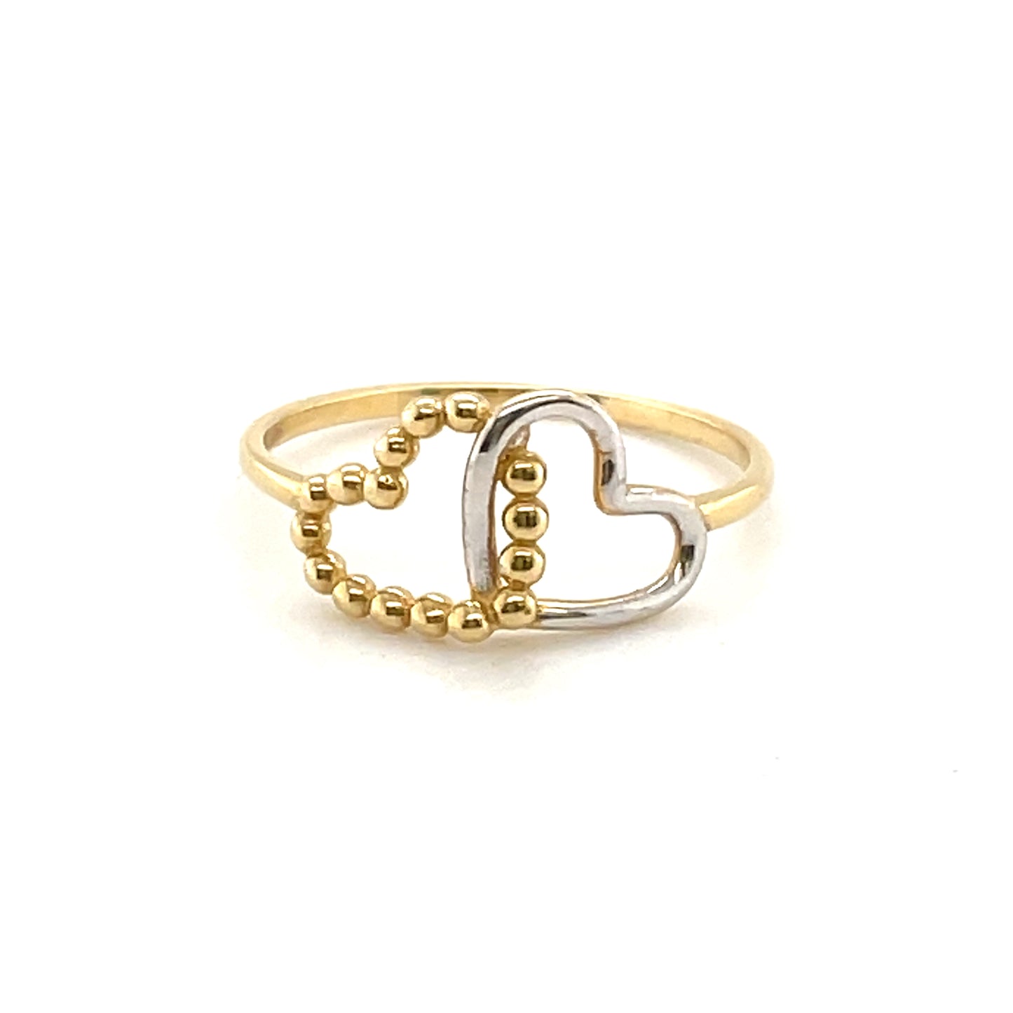 Ring 585/- Gold Herzpaar