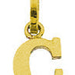 Buchstaben Anhänger 585/- Gelbgold