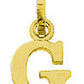 Buchstaben Anhänger 585/- Gelbgold
