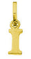Buchstaben Anhänger 585/- Gelbgold