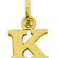 Buchstaben Anhänger 585/- Gelbgold