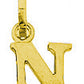 Buchstaben Anhänger 585/- Gelbgold