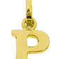 Buchstaben Anhänger 585/- Gelbgold