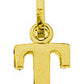 Buchstaben Anhänger 585/- Gelbgold