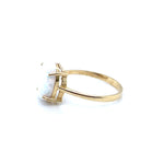585-/Gold Opalring