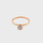 Ring 750/-Rotgold  0,25 ct Brillant