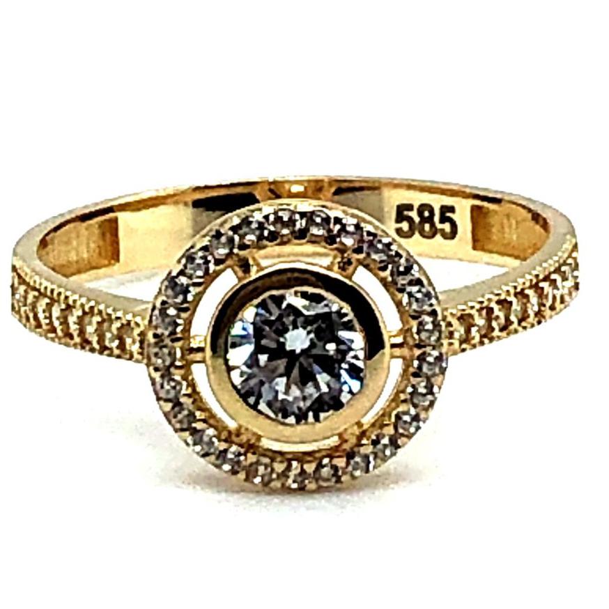 Ring 585/-Gelbgold