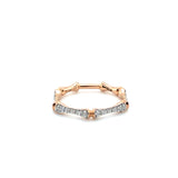 Ring 750/- Rotgold Brillanten