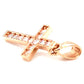 Anhänger 585/-Rotgold Kreuz