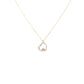 Kette 585/-Gelbgold Herz mit Brillanten