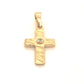 Anhänger 585/-Gelbgold Kreuz