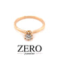 Ring 750/-Rotgold  0,25 ct Brillant