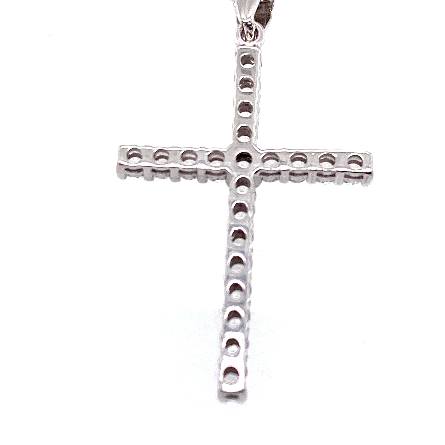 Kette 925/-Silber mit Kreuz