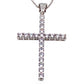Kette 925/-Silber mit Kreuz