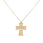 Kette 750/-Gelbgold Kreuz mit Brillanten