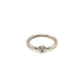 585/- Weißgold Ring mit Brillant Herz