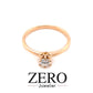 Ring 750/-Rotgold  0,25 ct Brillant