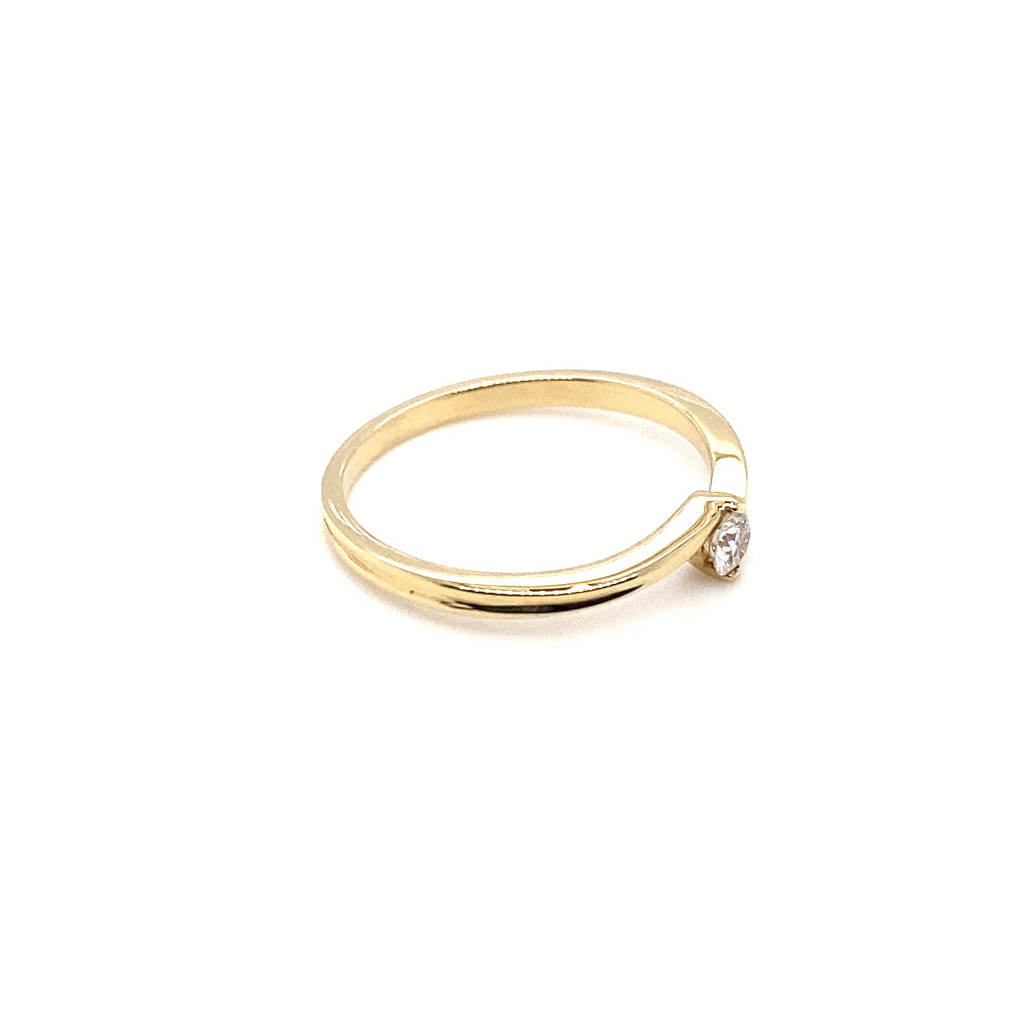 Ring 585/-Gelbgold Spannring Brillant