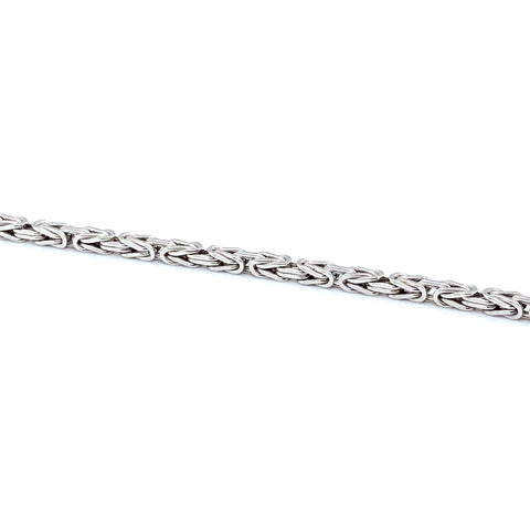 Armband 925/-Silber Königskette/ Muster