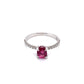 Ring Weißgold 750/- Pink Saphir Brillanten
